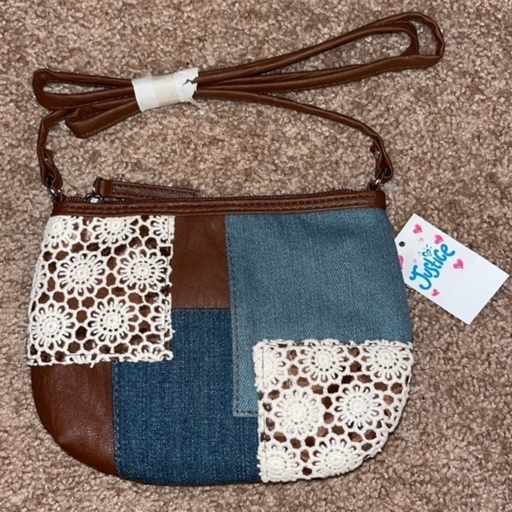 Justice girls purse crossbody NWT